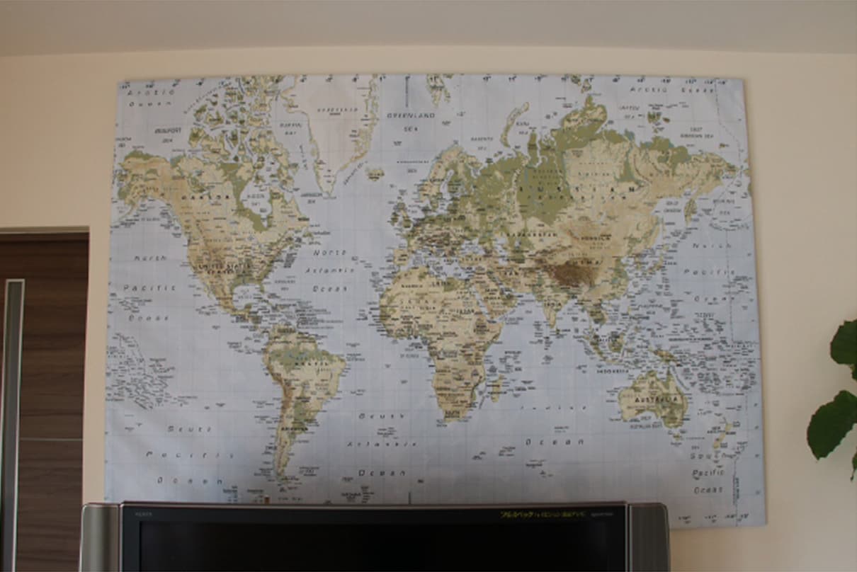 こだわりの世界地図！